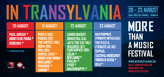 Saptamana viitoare incepe More Than A Music Festival In Transylvania
